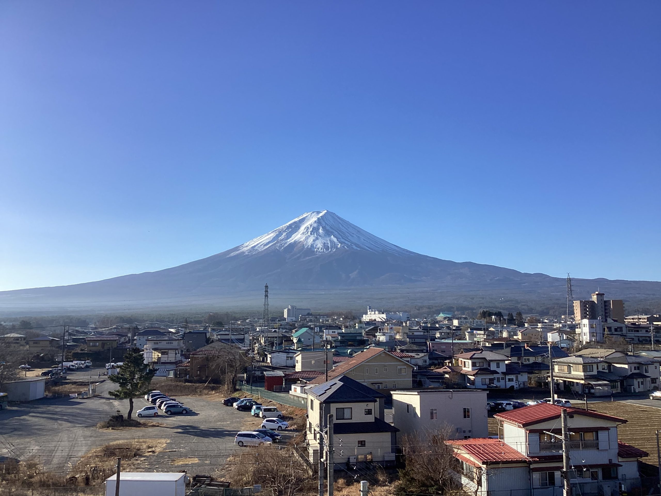 富士山を眺めながら、あたたかいひとときを🗻🌞