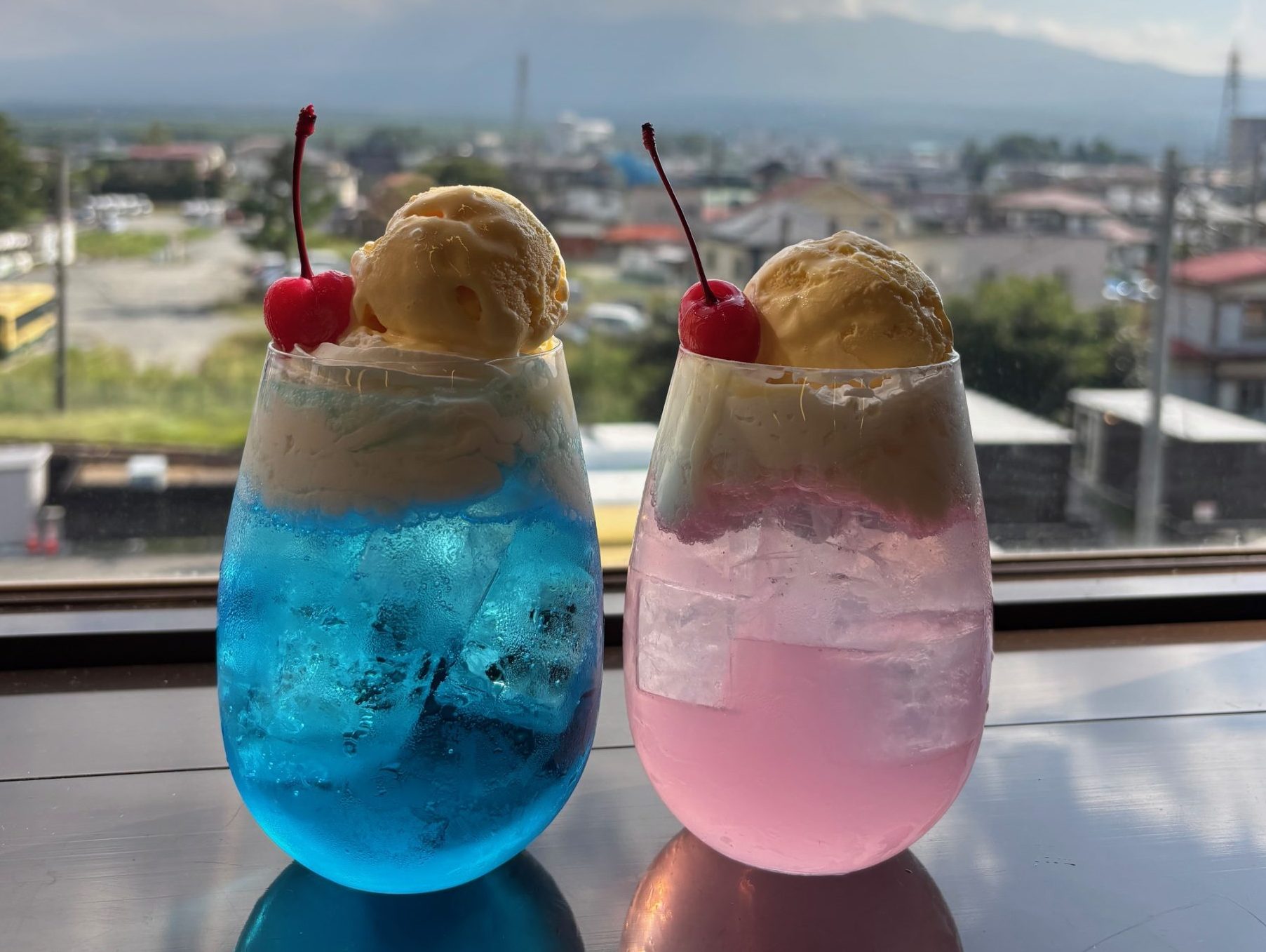 屋上で楽しむドリンクタイム🍹✨