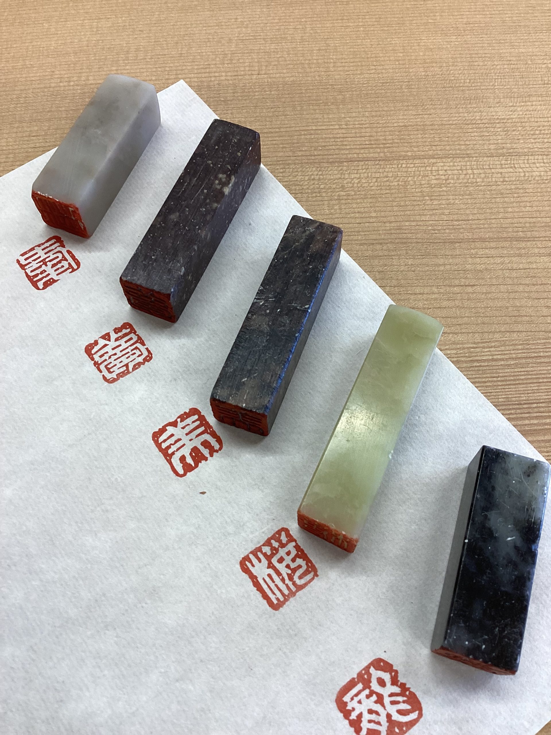 篆刻体験３日目！