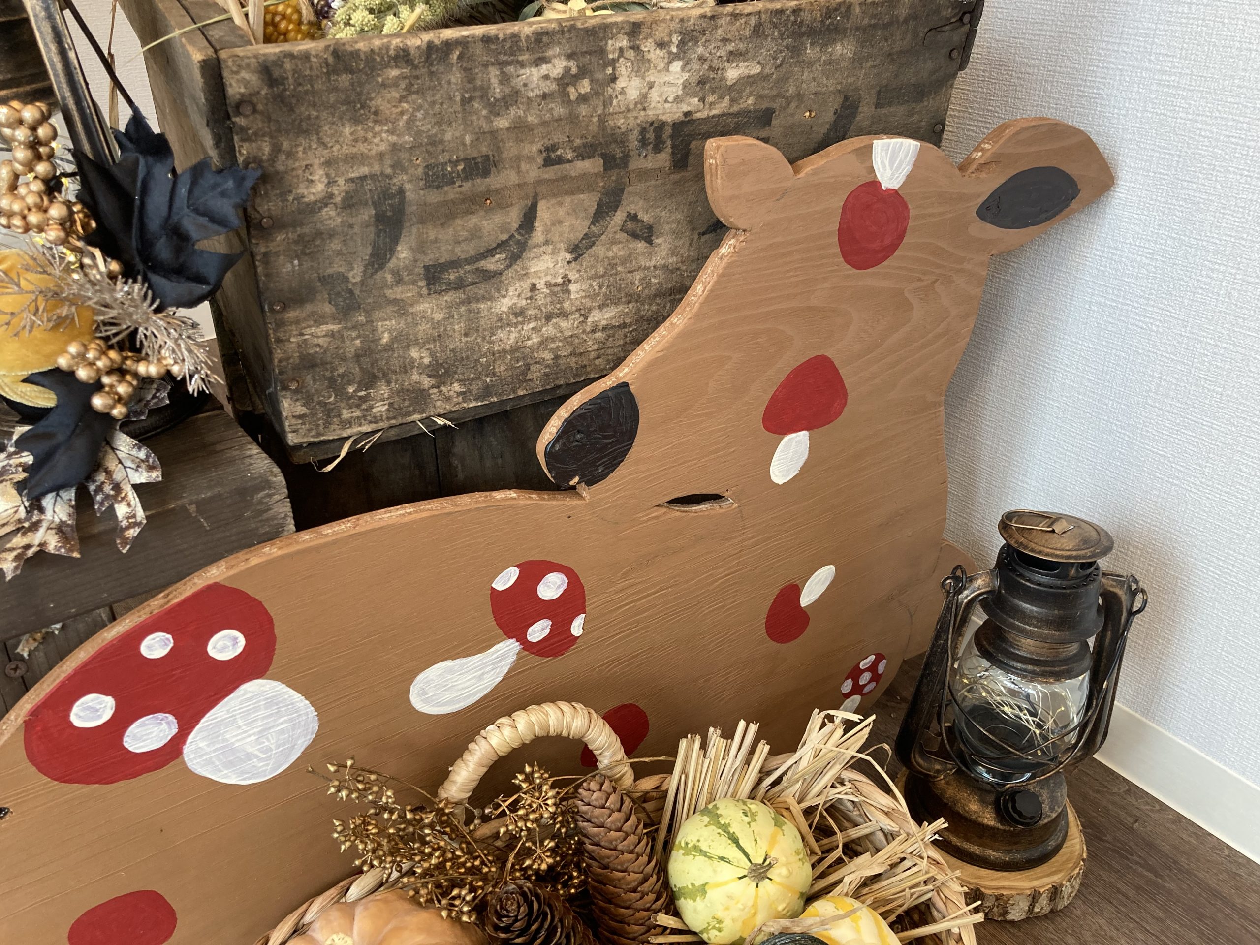 まだ間に合う！FUJIYAMAツインテラス周辺ハロウィンイベントきのこ鹿探しで特典ゲット