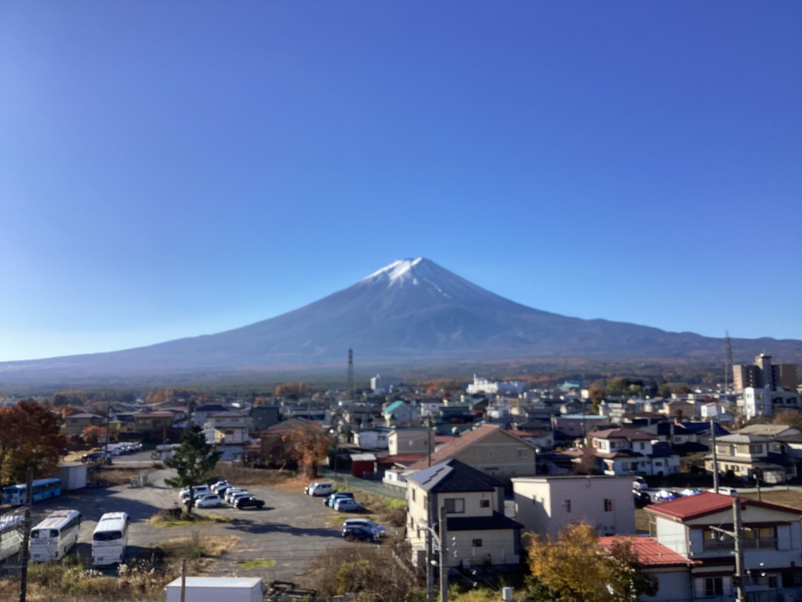 最近の河口湖の様子をご紹介⛄️